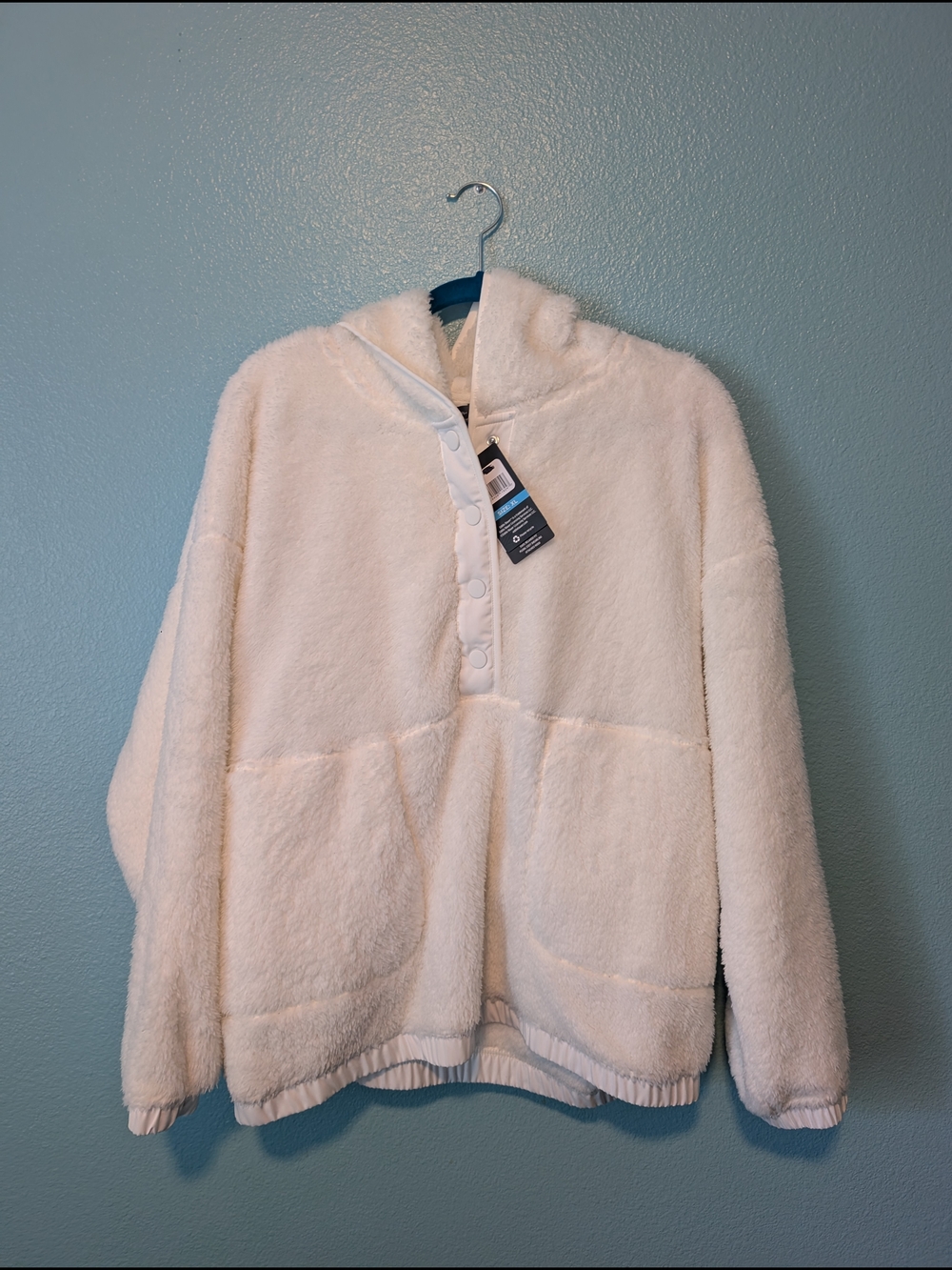 Eddie Bauer Sherling Snap Pullover Hoodie